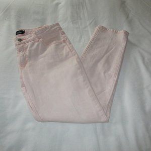 KATE SPADE SATURDAY Pale Pink Skinny Jeans Size 28